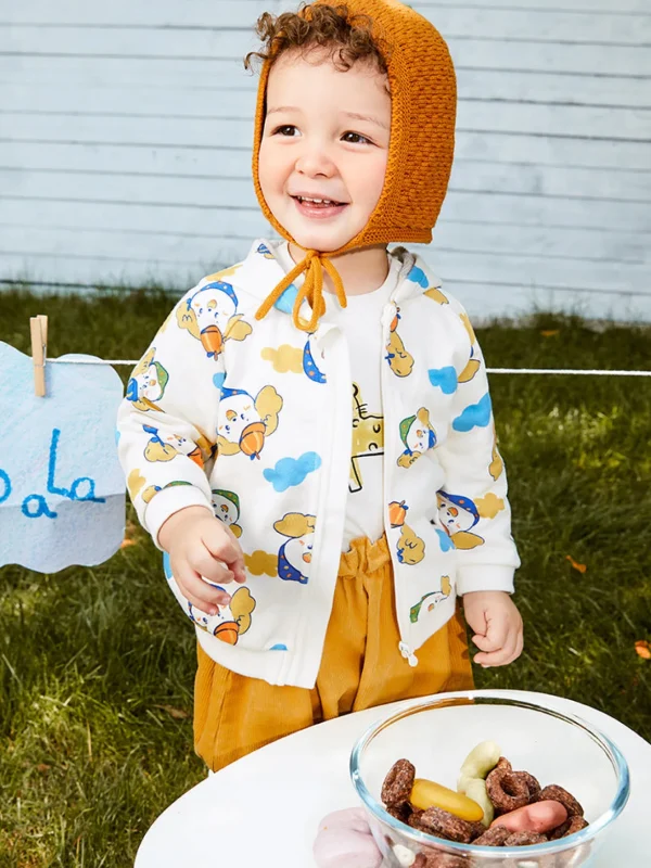 Balabala Baby Animal Printed Hooded Jacket208322105201 Outlet