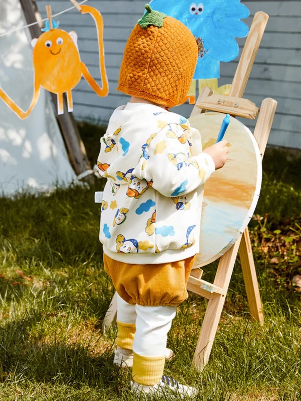 Balabala Baby Animal Printed Hooded Jacket208322105201 Outlet