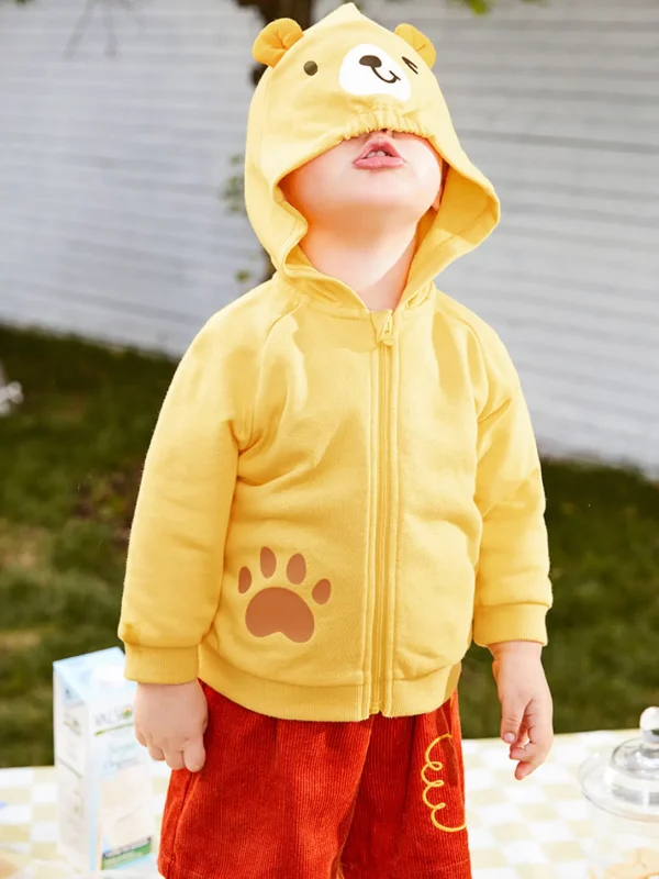 Balabala Baby Animal Printed Hooded Jacket208322105201 Outlet