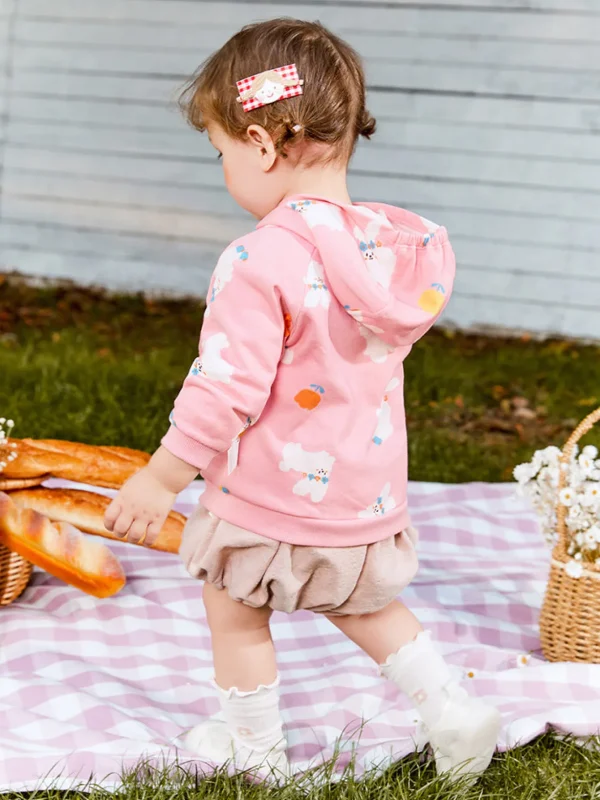 Balabala Baby Animal Printed Hooded Jacket208322105201 Outlet
