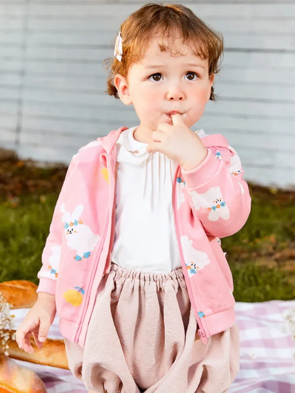 Balabala Baby Animal Printed Hooded Jacket208322105201 Outlet