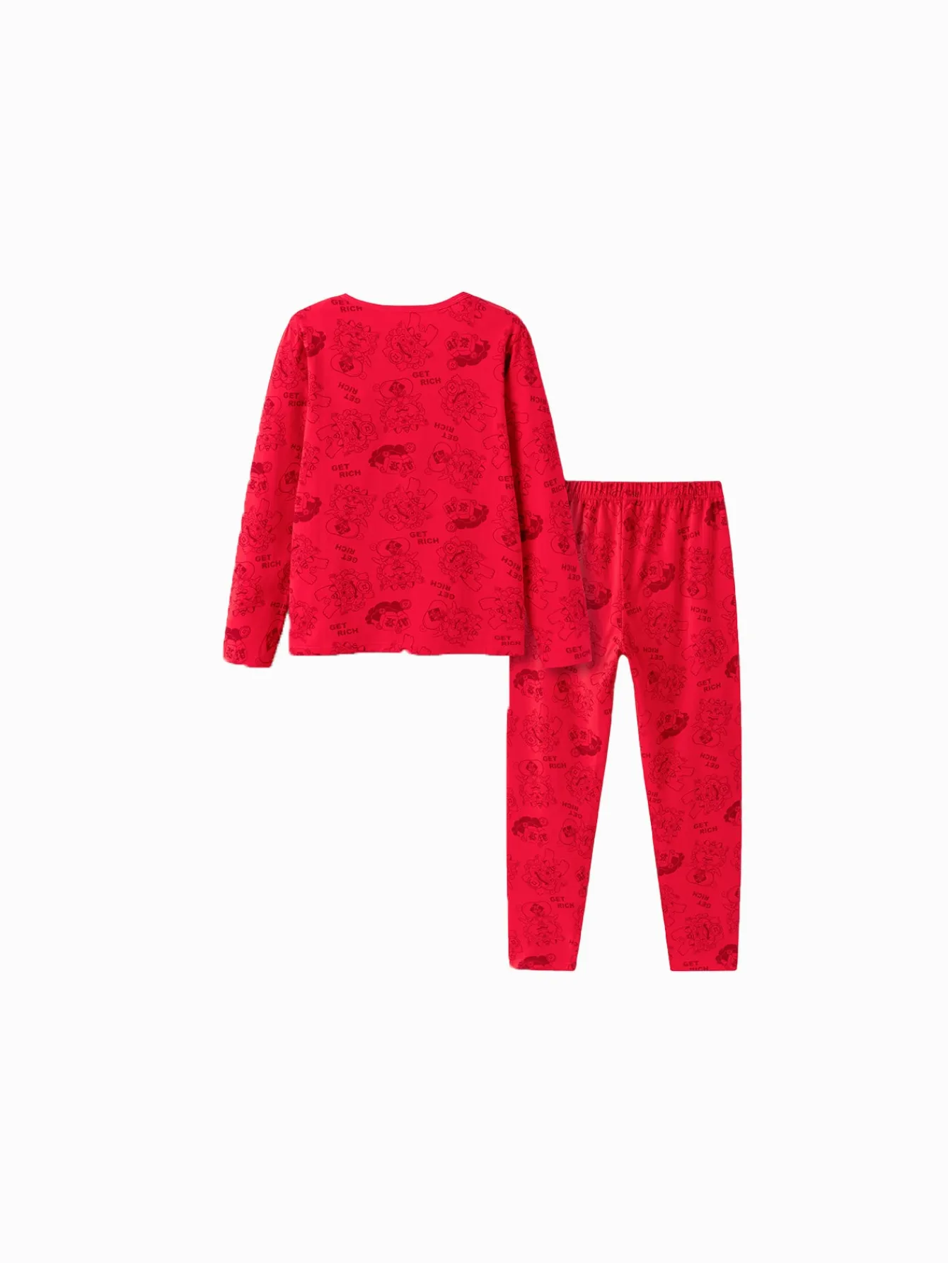 Balabala Baby Autumn Clothes Suit Year of the Snake Boy And Girl Thermal Underwear Animal Year Red Pajamas Sale