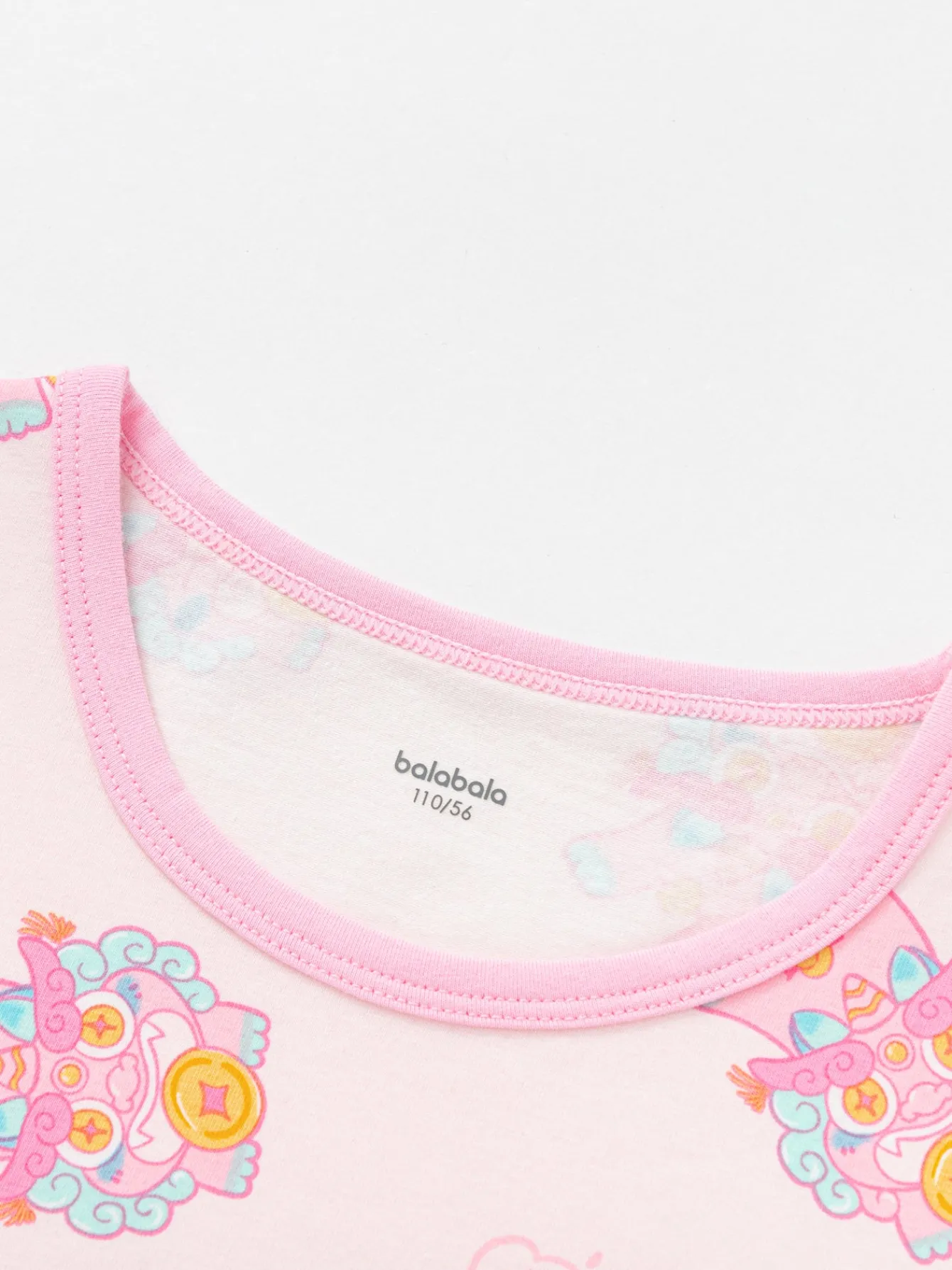 Balabala Baby Autumn Clothes Suit Year of the Snake Boy And Girl Thermal Underwear Animal Year Red Pajamas Clearance