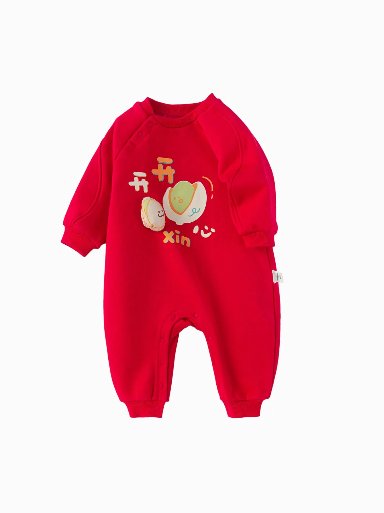 Balabala Baby Clothes Jumpsuit Newborn Romper New Year Greeting Outfit 2025 New Spring New