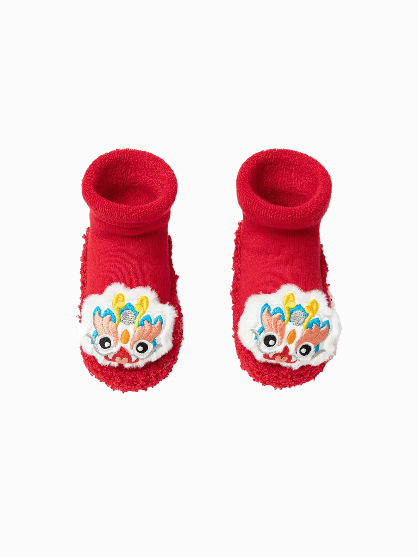 Balabala Baby Floor Socks Terry Cloth Warm Year of Snake New Boys And Girls Socks Pre-Walker Shoes Zodiac Year Clearance