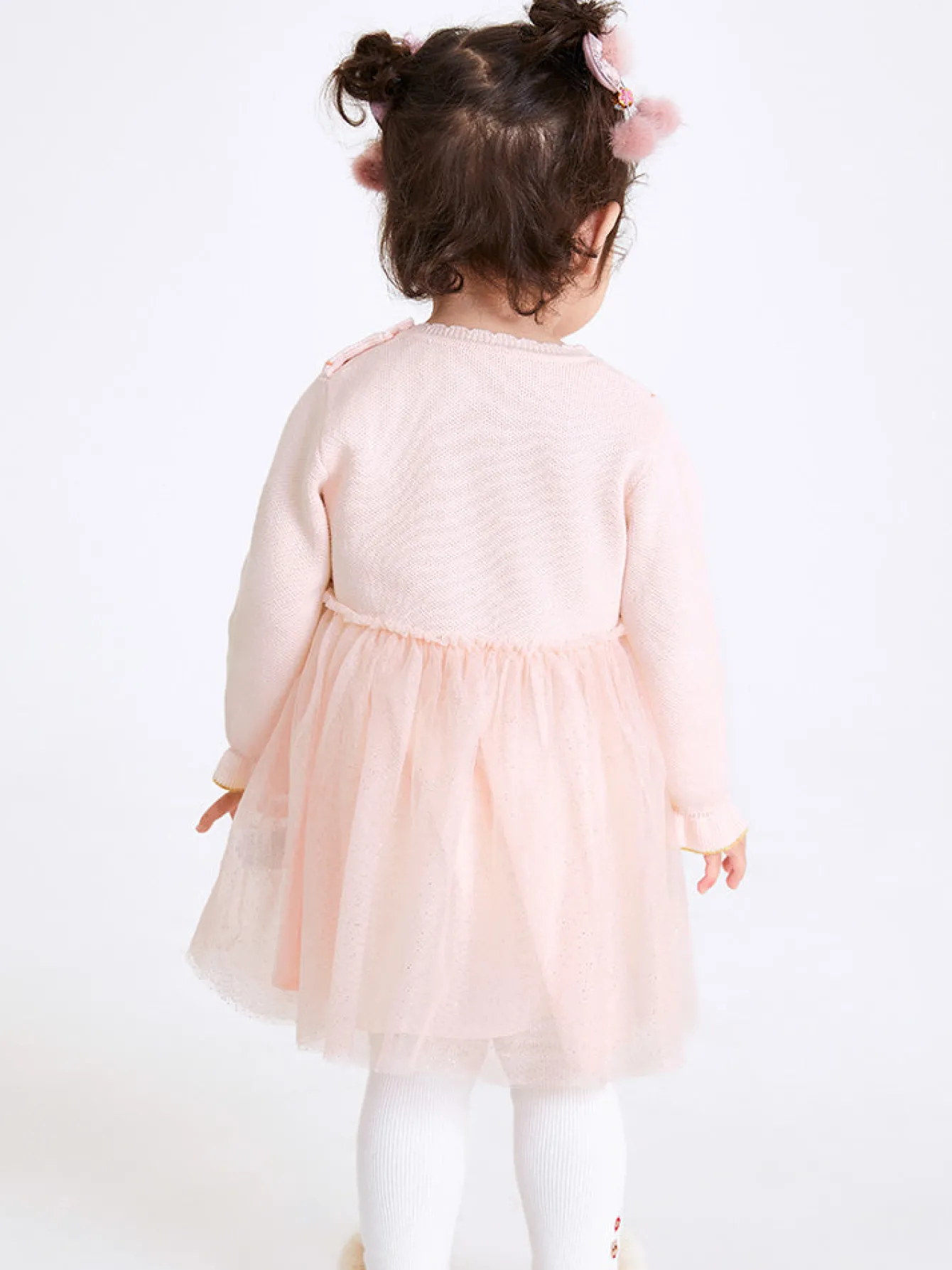 Balabala Baby Girl 100% Cotton Chinese Zodiac Rabbit Woolen Dress 0-3 Years Cheap