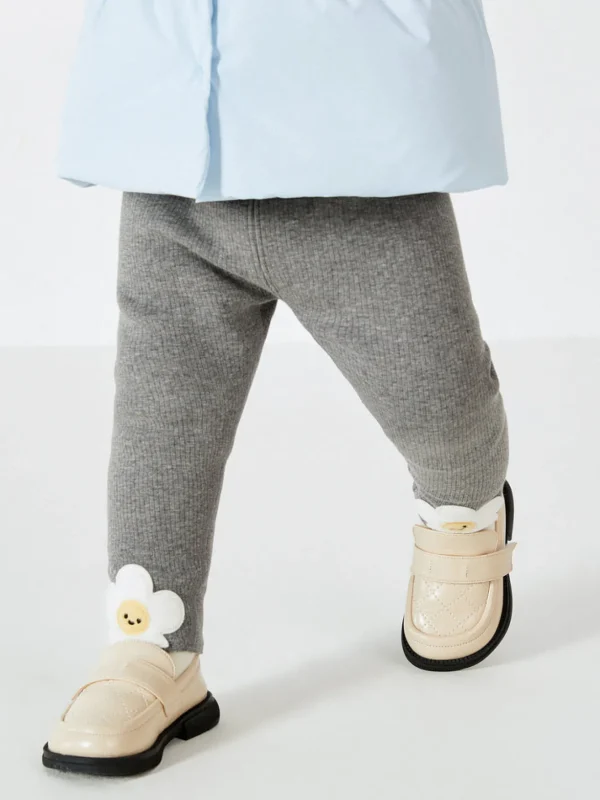Balabala Baby Girl Loose Trousers Medium Melange Gray Sale