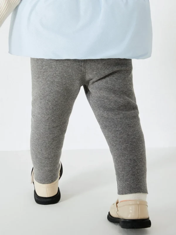 Balabala Baby Girl Loose Trousers Medium Melange Gray Sale