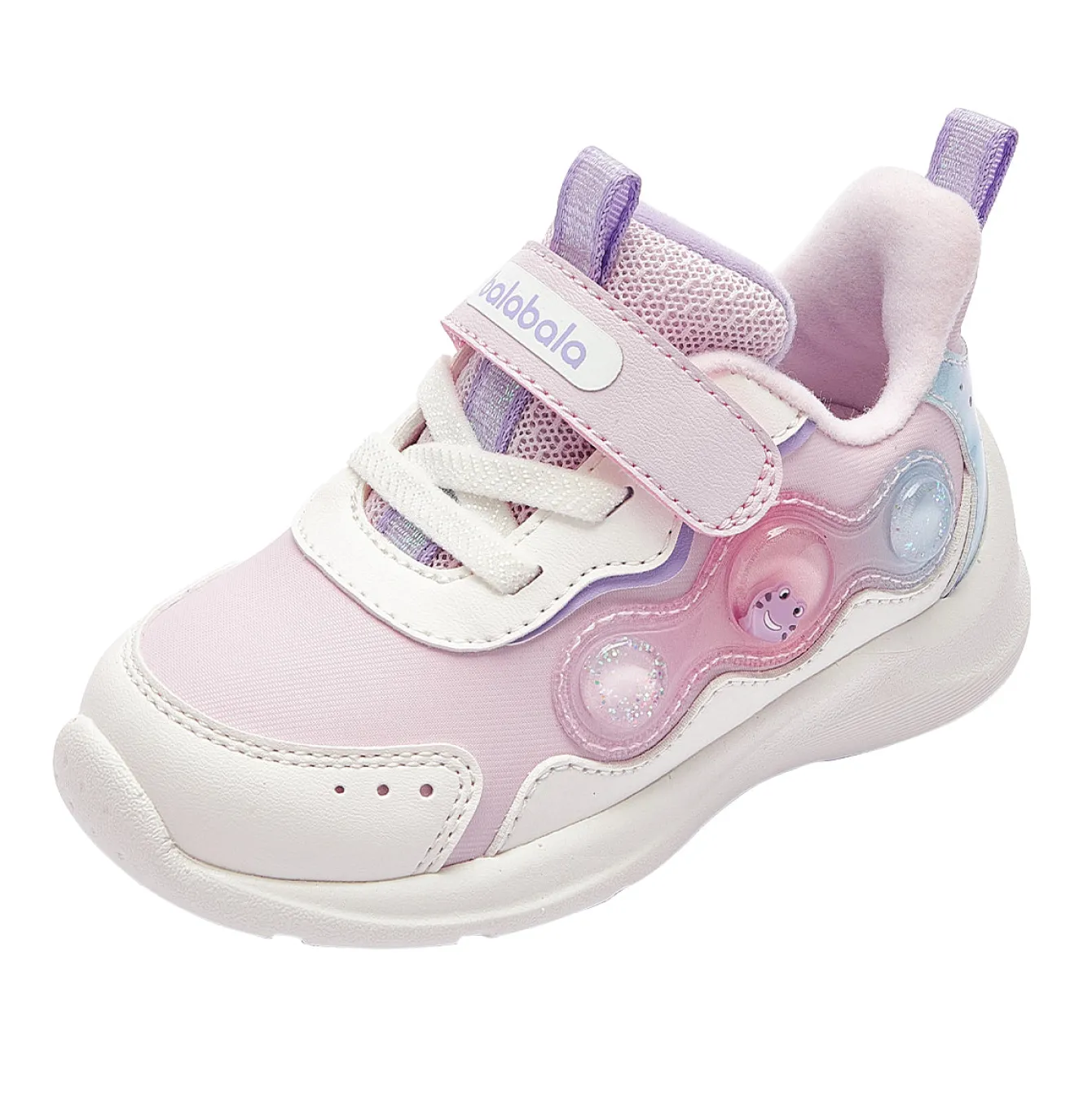 Balabala Baby Girls Spring and Autumn Cute and Comfortable Sports Shoes Non-Slip Toddler Shoes Pink Sale