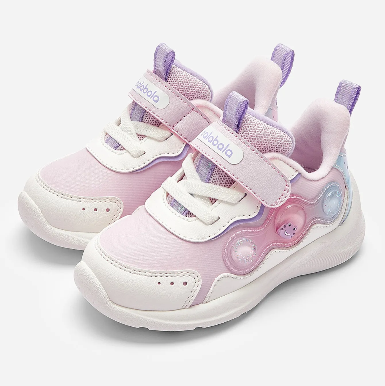 Balabala Baby Girls Spring and Autumn Cute and Comfortable Sports Shoes Non-Slip Toddler Shoes Pink Sale