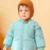 Balabala Baby Hooded Removable Hood Flower Down Jacket Pink Green Online
