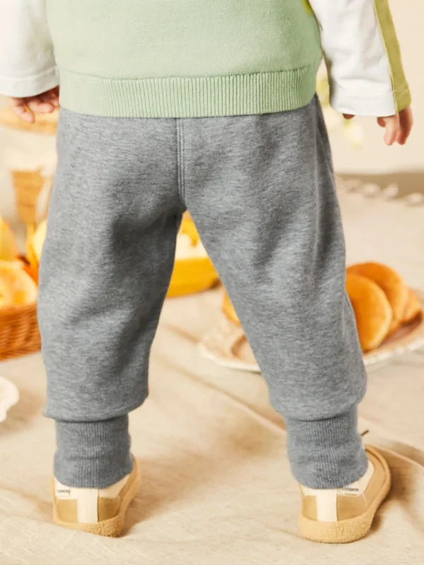 Balabala Baby House Embroidered Chapter Trousers Medium Melange Gray Online