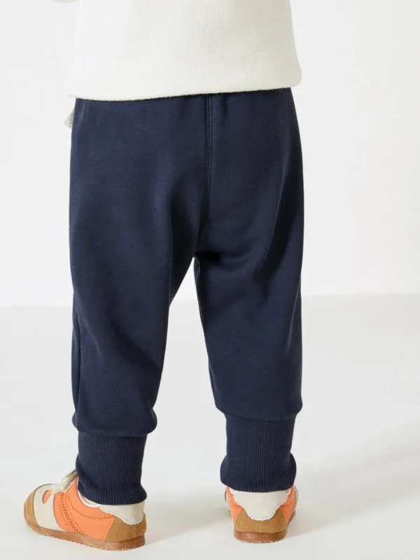 Balabala Baby House Embroidered Chapter Trousers Dark Blue Discount