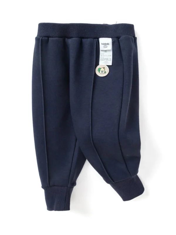 Balabala Baby House Embroidered Chapter Trousers Dark Blue Discount