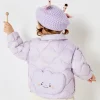 Balabala Baby Lapel Fresh And Lively Down Jacket Violet Outlet