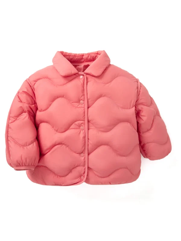 Balabala Baby Lapel Fresh And Lively Down Jacket Emerald Green Discount