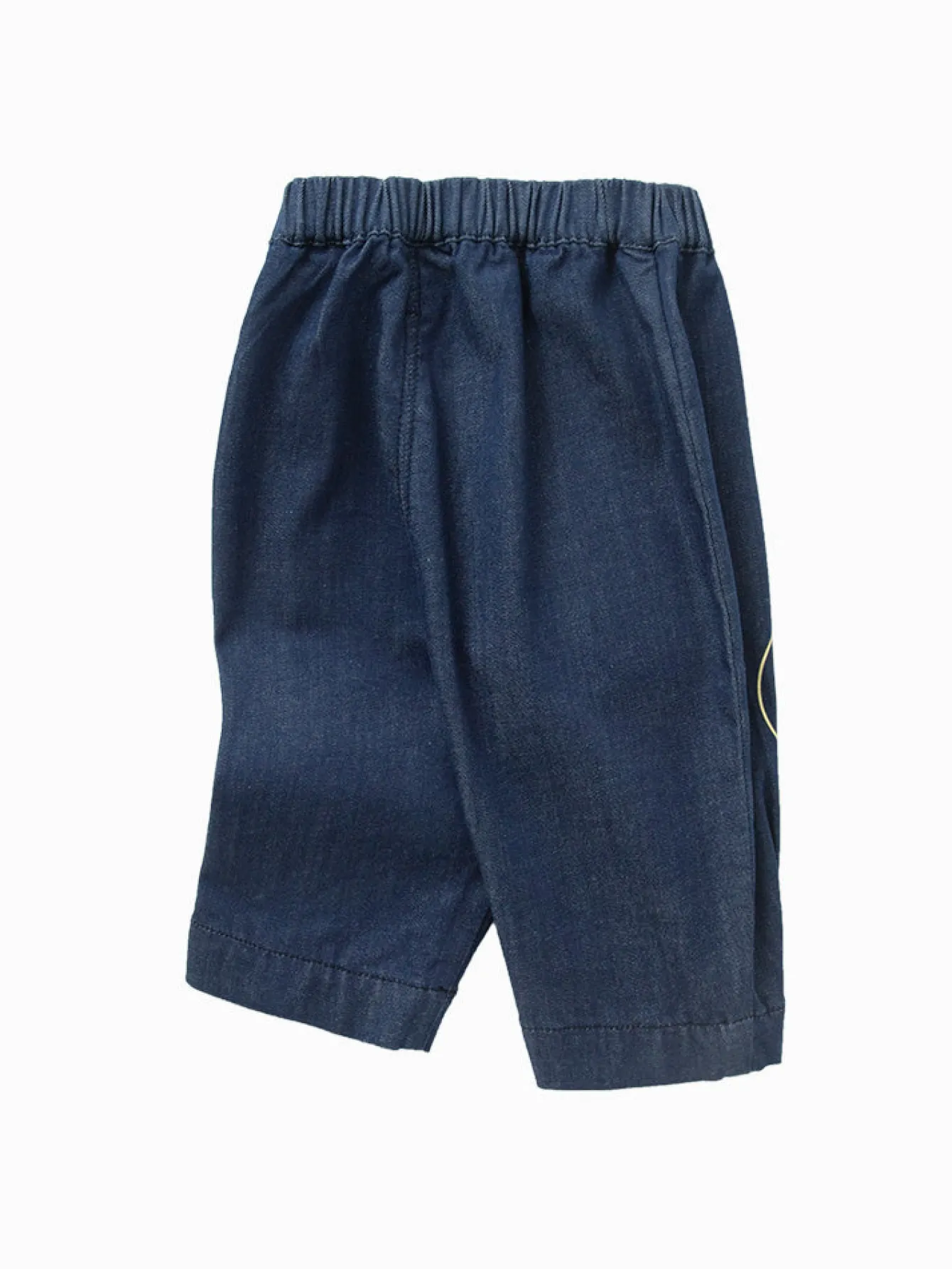 Balabala Baby Unisex Medium Stretch Modal Indigo Animal Shaped Jeans 0-3 Years Denim Blue Clearance