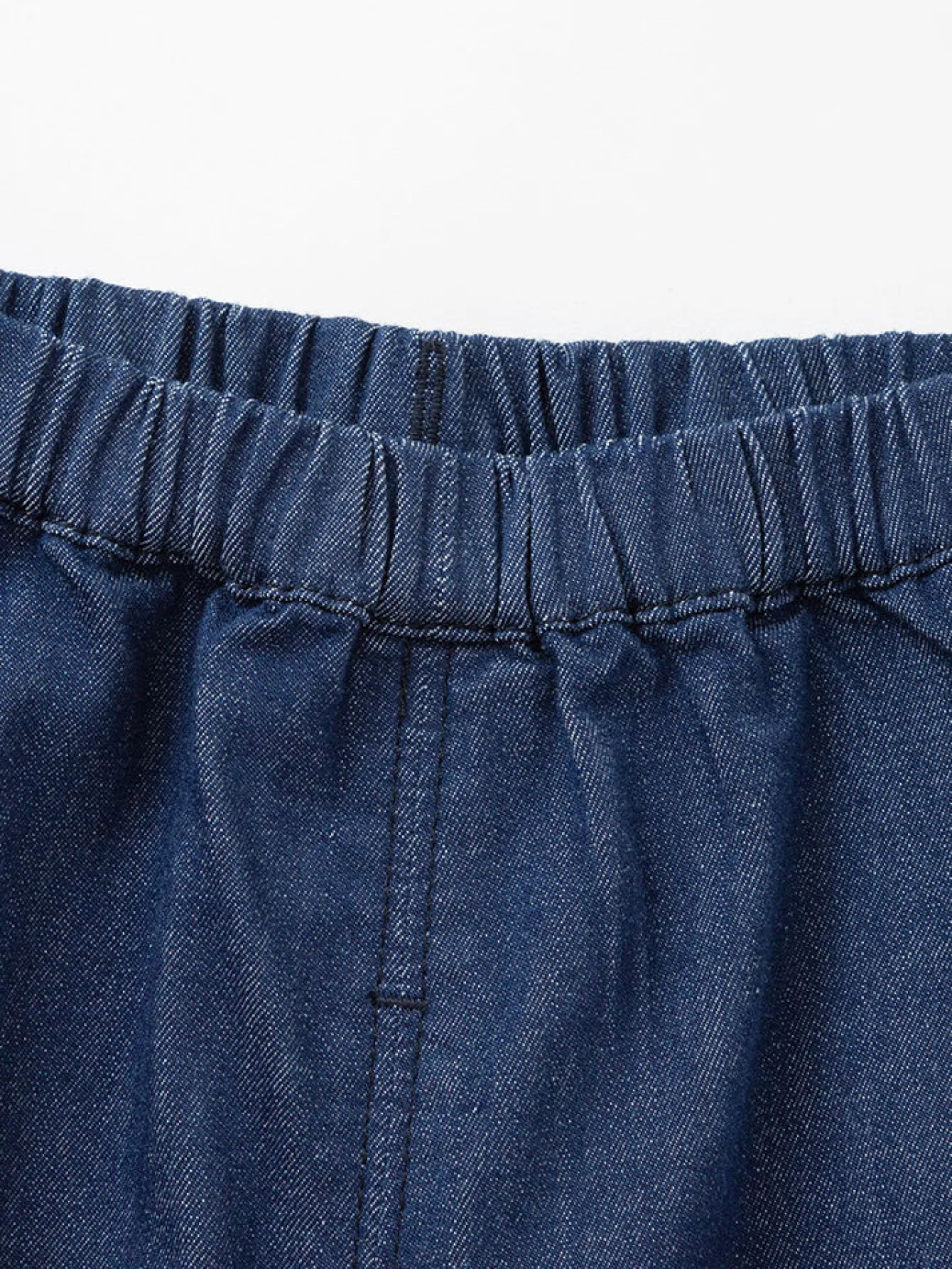 Balabala Baby Unisex Medium Stretch Modal Indigo Animal Shaped Jeans 0-3 Years Denim Blue Clearance