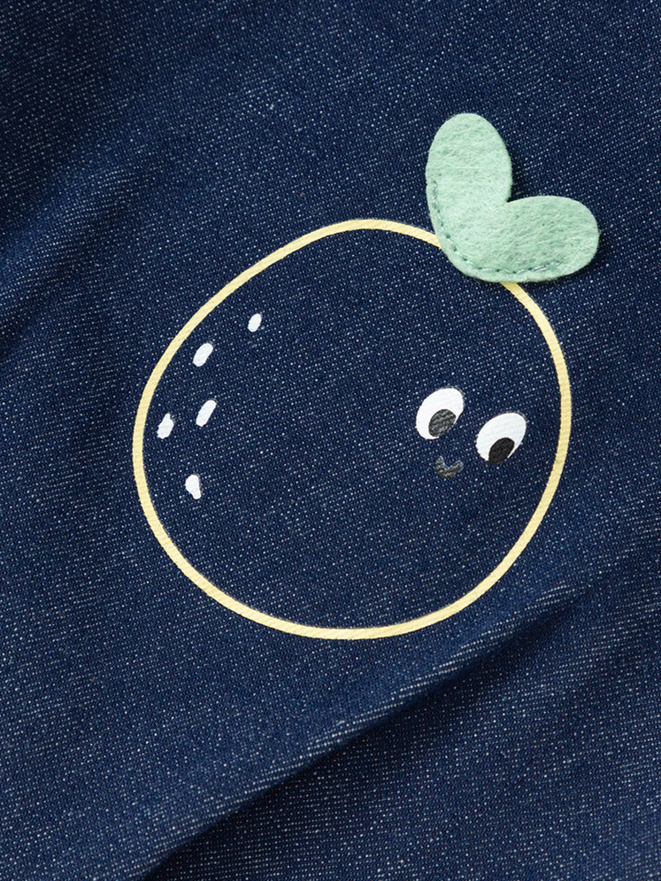 Balabala Baby Unisex Medium Stretch Modal Indigo Animal Shaped Jeans 0-3 Years Denim Blue Clearance