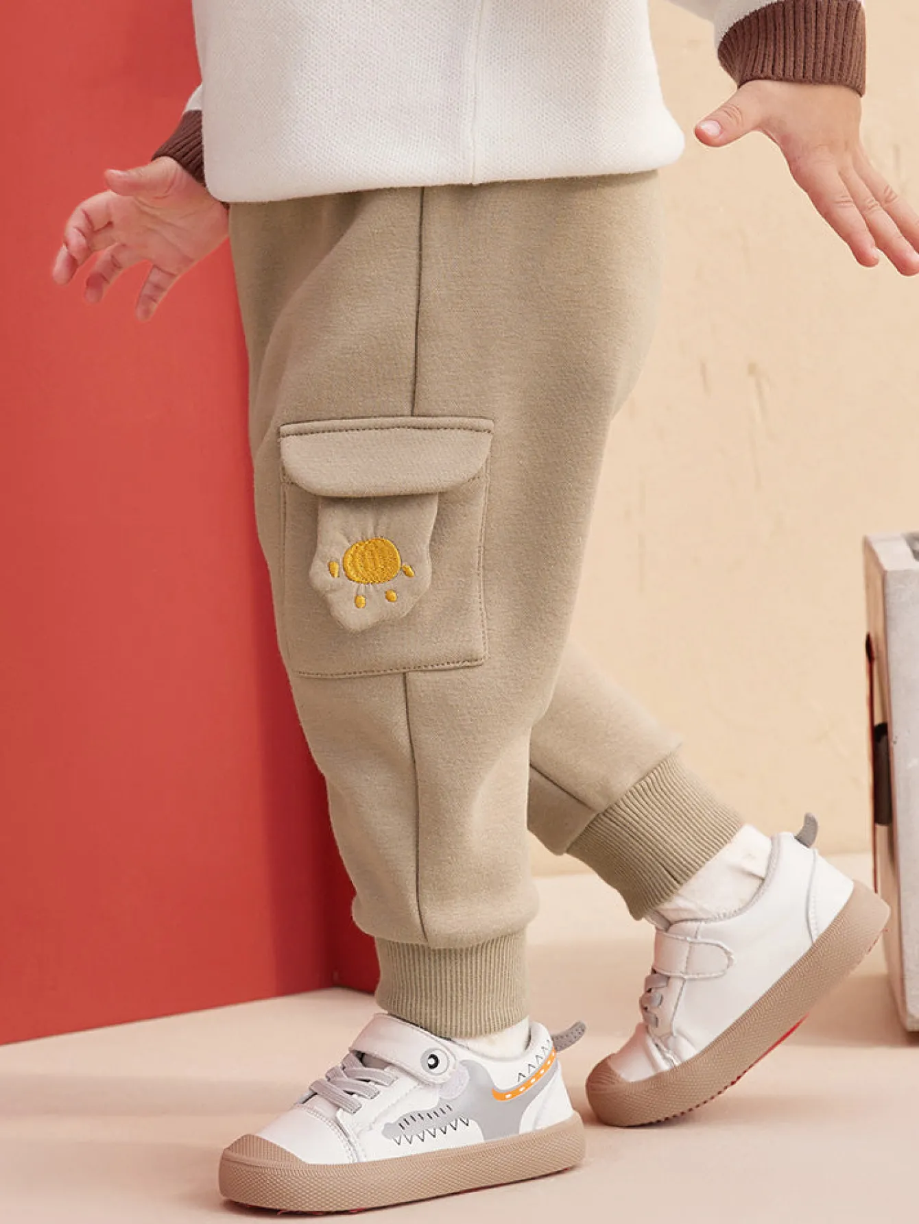 balabala_baby_unisex_sheared_plush_knitted_trousers__years_1.webp Balabala Baby Unisex Sheared Plush Knitted Trousers 0-3 Years Sale