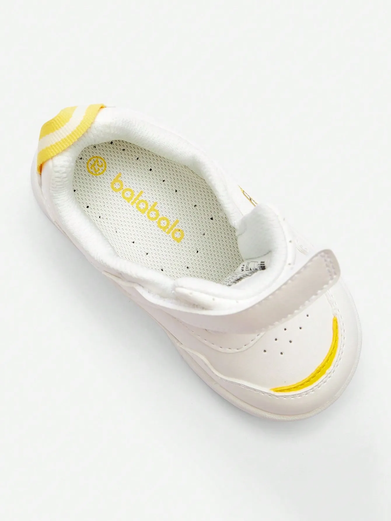 Balabala Baby Walking Shoes Infant Boys' And Girls' Spring/Autumn Anti-Slip(AZ) White Yellow Hot