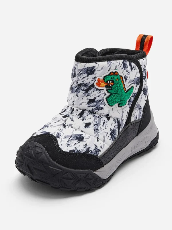 Balabala Boy Baby Sports Boots Black White Hue Sale