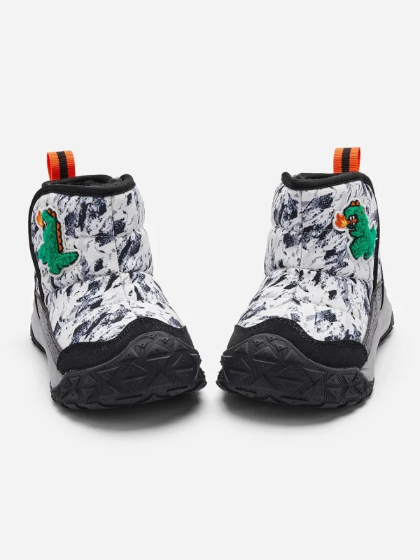 Balabala Boy Baby Sports Boots Black White Hue Sale