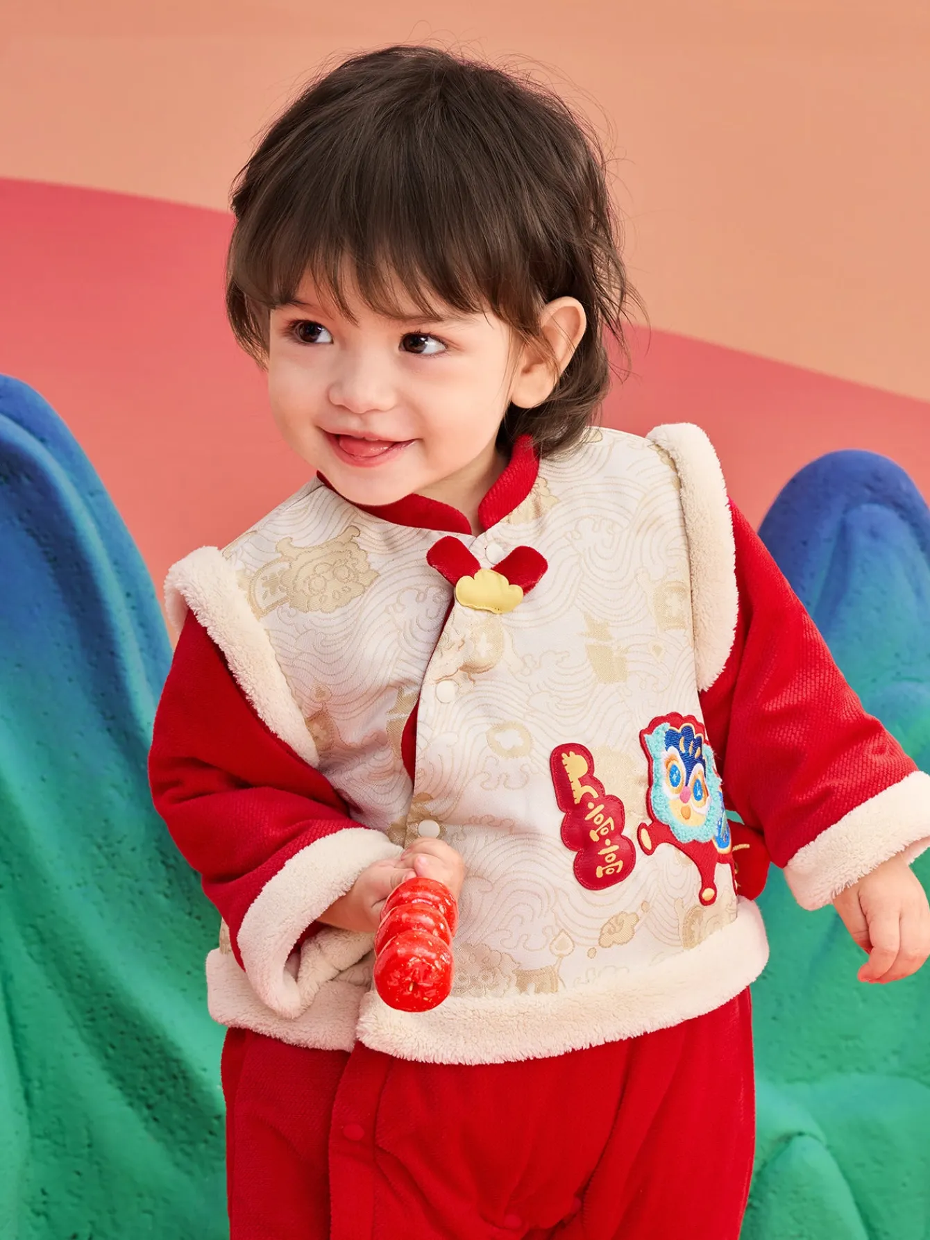 Balabala Children Clothes Baby Cotton Jumpsuit Newborn Romper 2025 New Year Shop