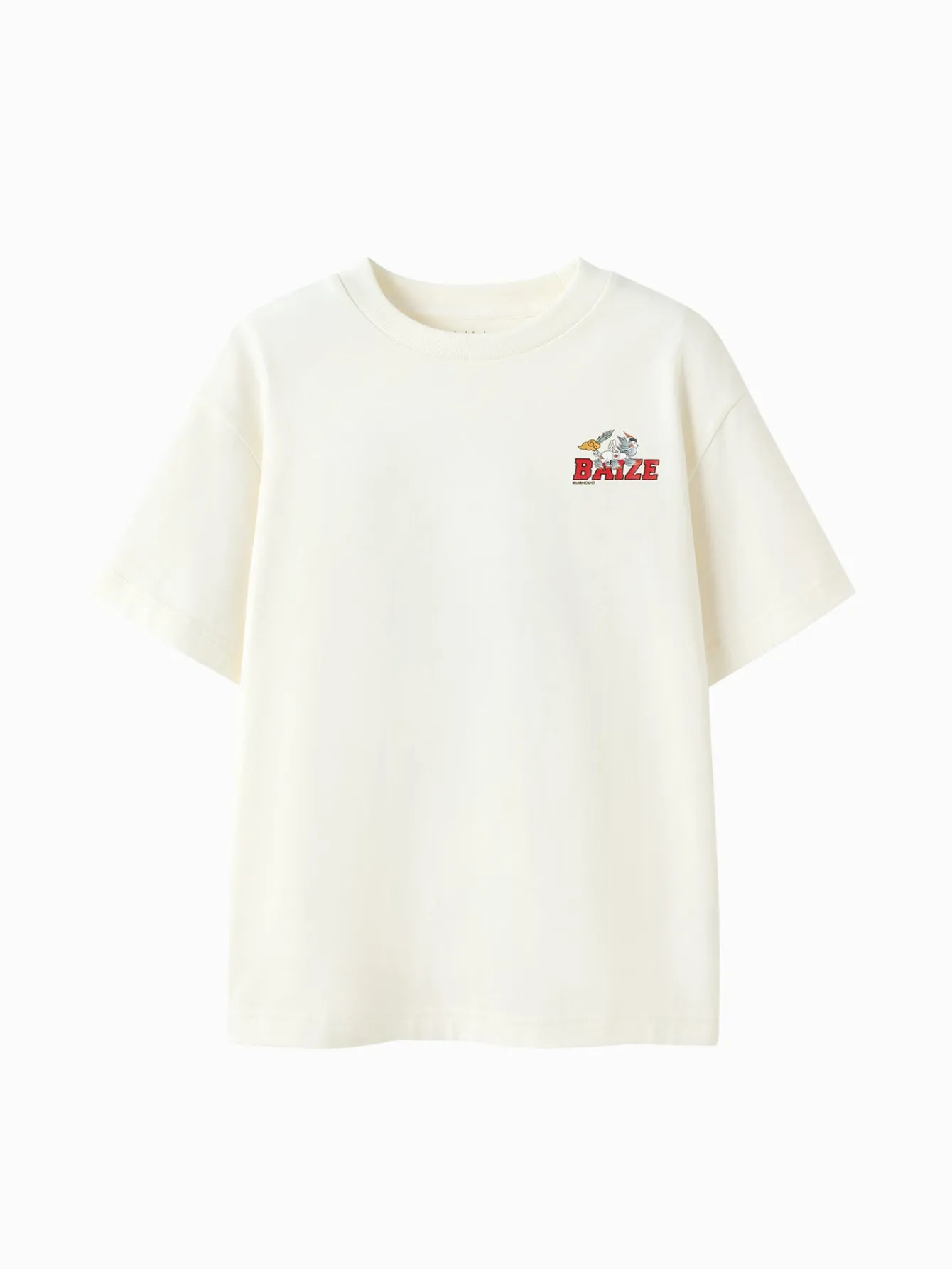 Balabala Children Clothes Boy And Girl Short Sleeve T-Shirt 2024 New Autumn And Winter Crew Neck New Year's Outfit Cheap