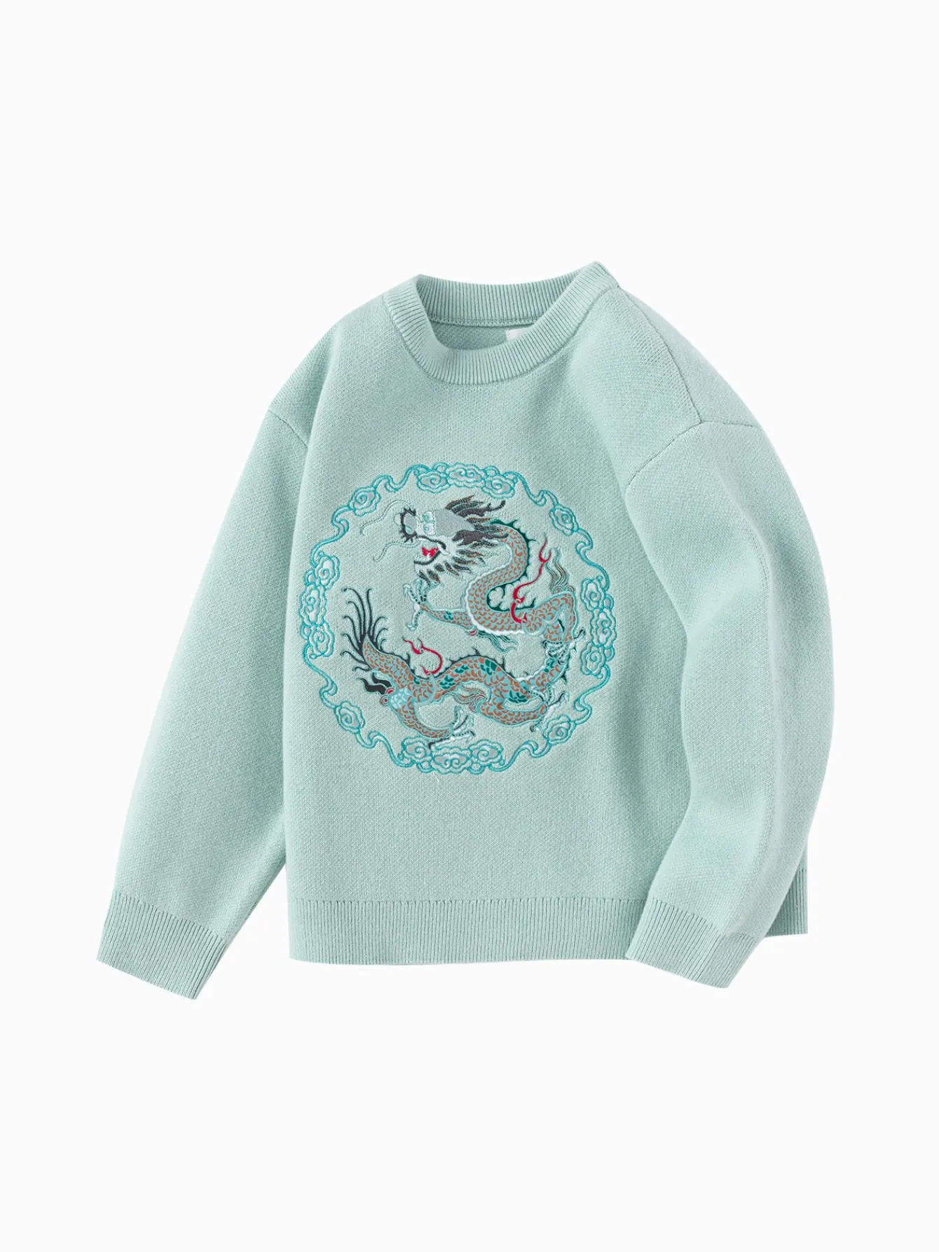 Balabala Children Clothes Boy Sweater 2025 New Spring New Year's Outfit Baby Chinese Style Knitwear Cheap