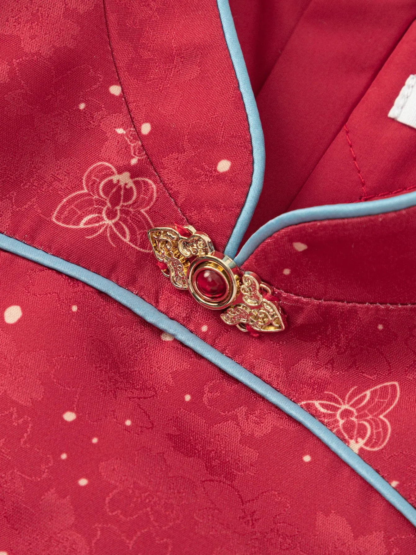 Balabala Children Clothes Girl Qipao Suit New Chinese Style 2025 Winter New Toddler New Year's Outfit Red Best