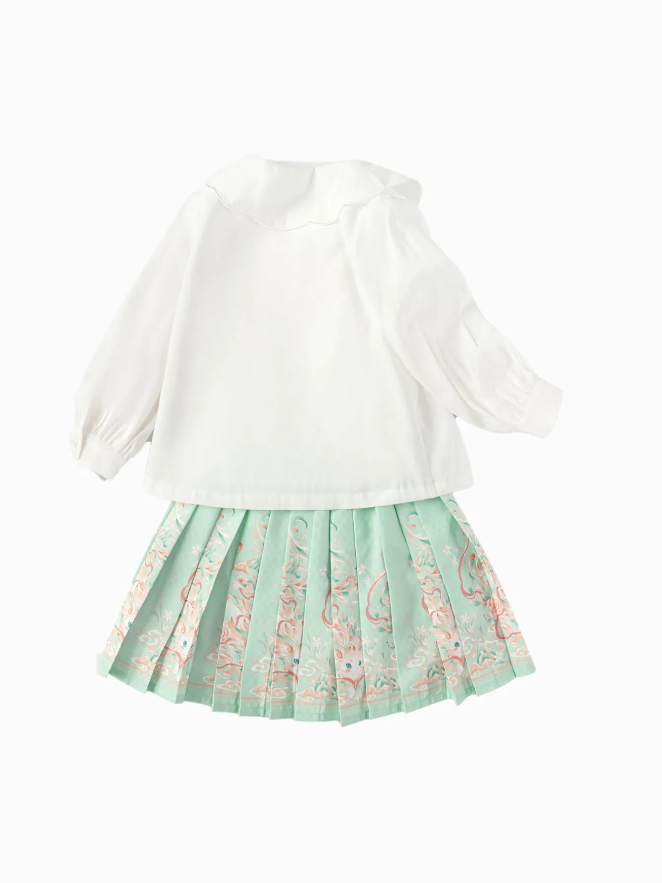 balabala_children_clothes_girls_hourseface_skirt_suit__winter_new_embroidered_shirt_skirt_new_years_outfit_6.webp Balabala Children Clothes Girls Hourse-Face Skirt Suit 2025 Winter New Embroidered Shirt Skirt New Year's Outfit Cheap