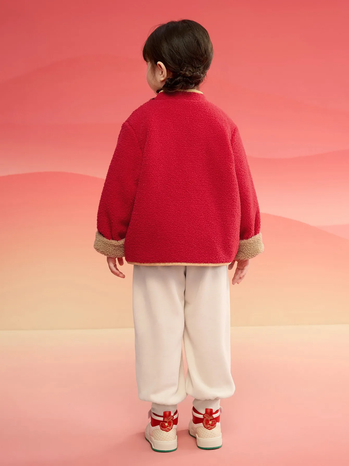 balabala_children_clothes_suit_boys_and_girls_long_sleeve_autumn_and_winter__new_baby_fleece_new_years_greeting_outfit_1.webp Balabala Children Clothes Suit Boys And Girls Long Sleeve Autumn And Winter 2025 New Baby Fleece New Year's Greeting Outfit Red Fashion