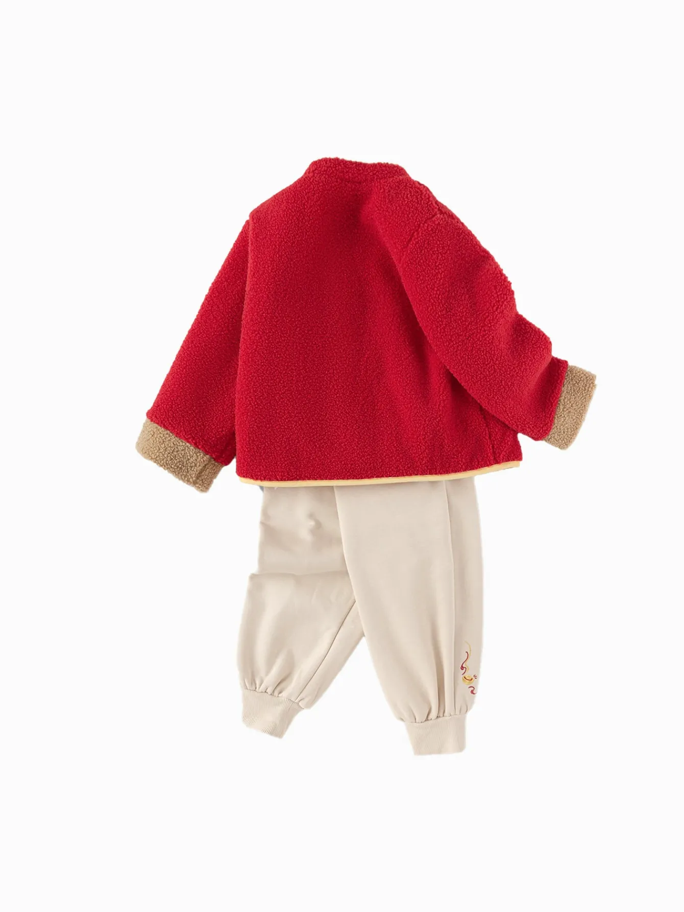 balabala_children_clothes_suit_boys_and_girls_long_sleeve_autumn_and_winter__new_baby_fleece_new_years_greeting_outfit_4.webp Balabala Children Clothes Suit Boys And Girls Long Sleeve Autumn And Winter 2025 New Baby Fleece New Year's Greeting Outfit Red Fashion