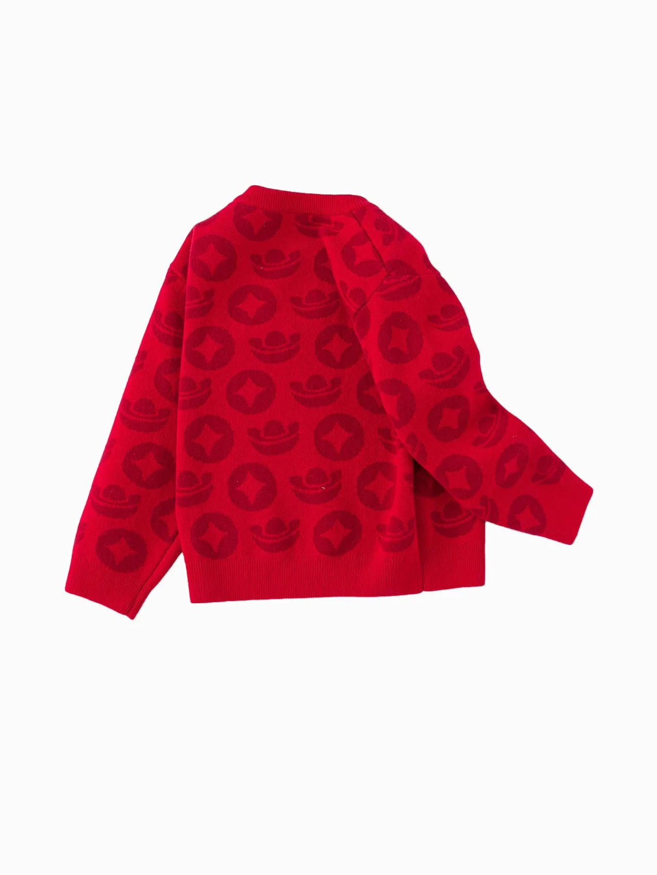 Balabala Children Sweater Boy Girl Autumn And Winter 2024 New Toddler Pullover Knitwear New Year's Outfit Cheap