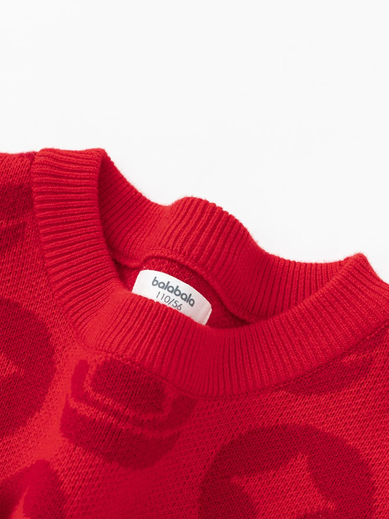 Balabala Children Sweater Boy Girl Autumn And Winter 2024 New Toddler Pullover Knitwear New Year's Outfit Cheap