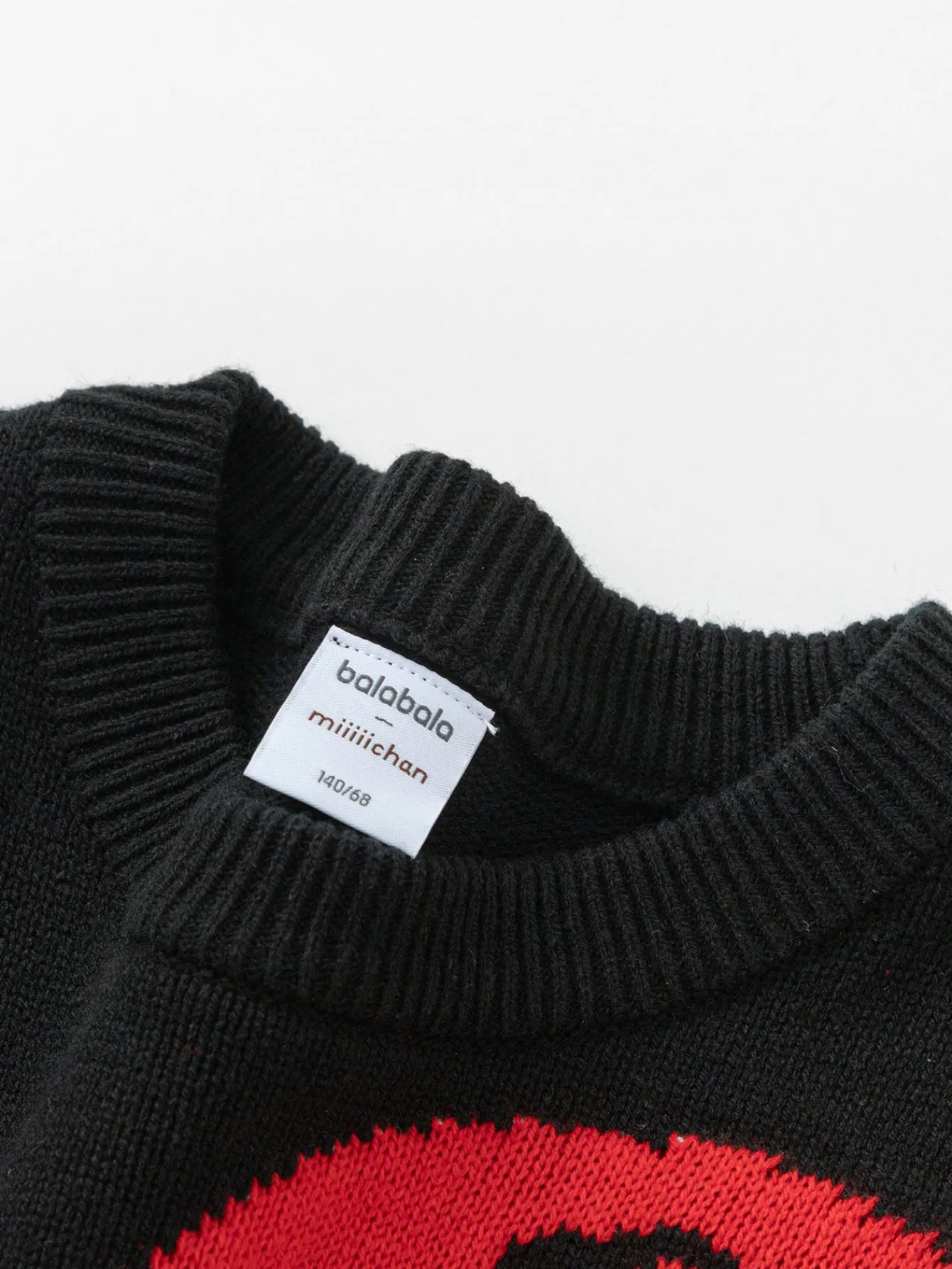 Balabala Children Sweater Boy Girl Autumn And Winter 2024 Toddler Kid Pullover Knitwear New Year's Outfit Discount