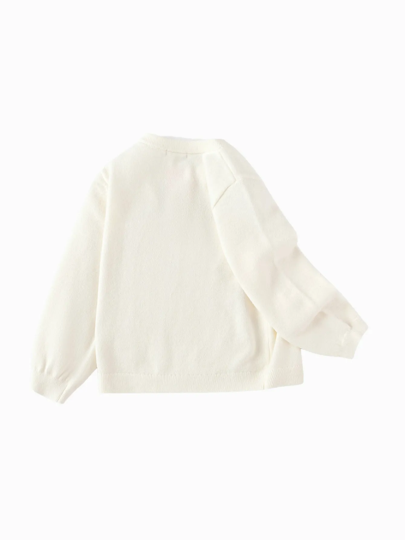 Balabala Children Sweater Girl Sweater 2024 Winter Baby Knit Cardigan Fashion Shop