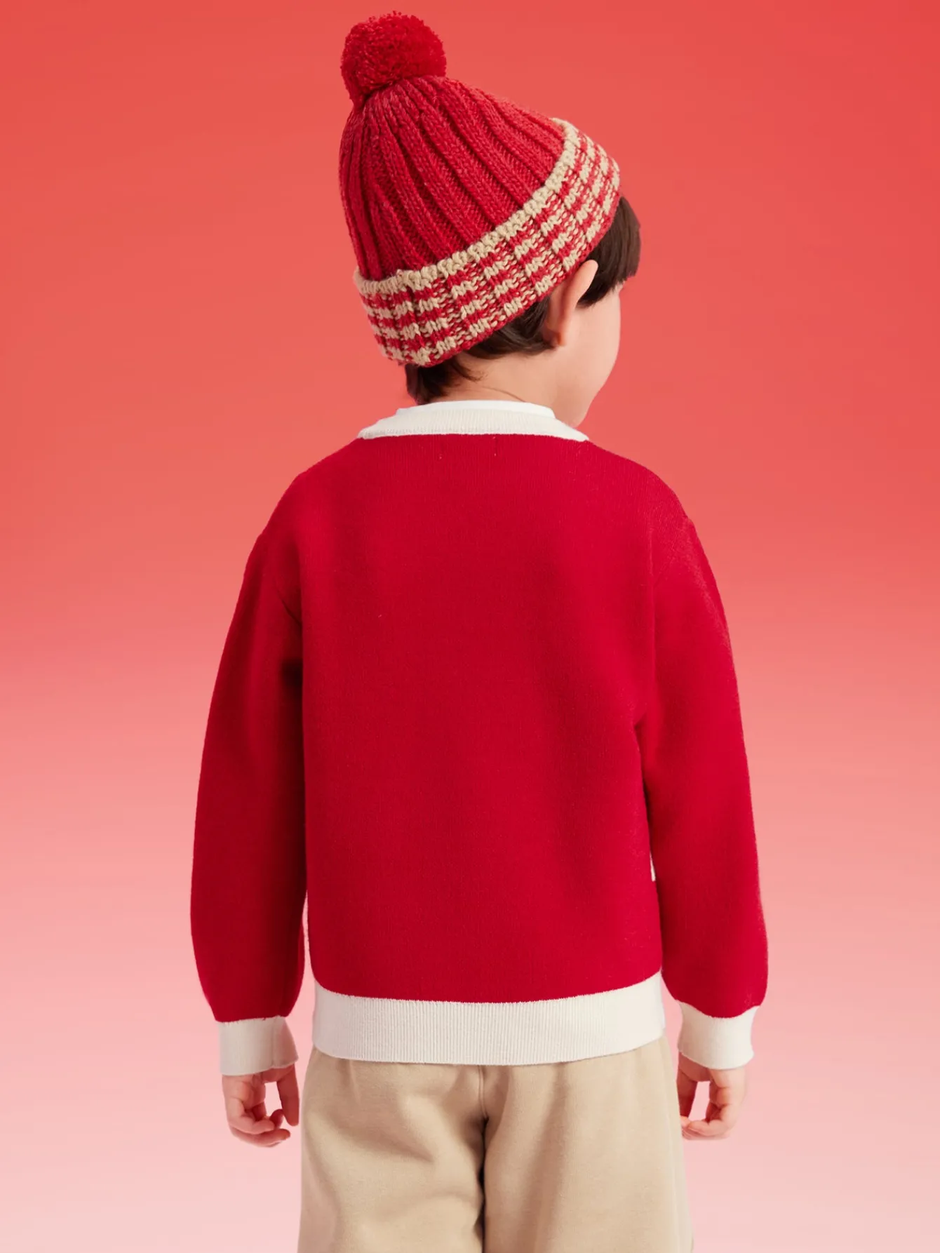 Balabala Children Sweater Turtleneck Sweater Autumn And Winter 2024 New Kid Loose Boy And Girl Knitwear Fashion