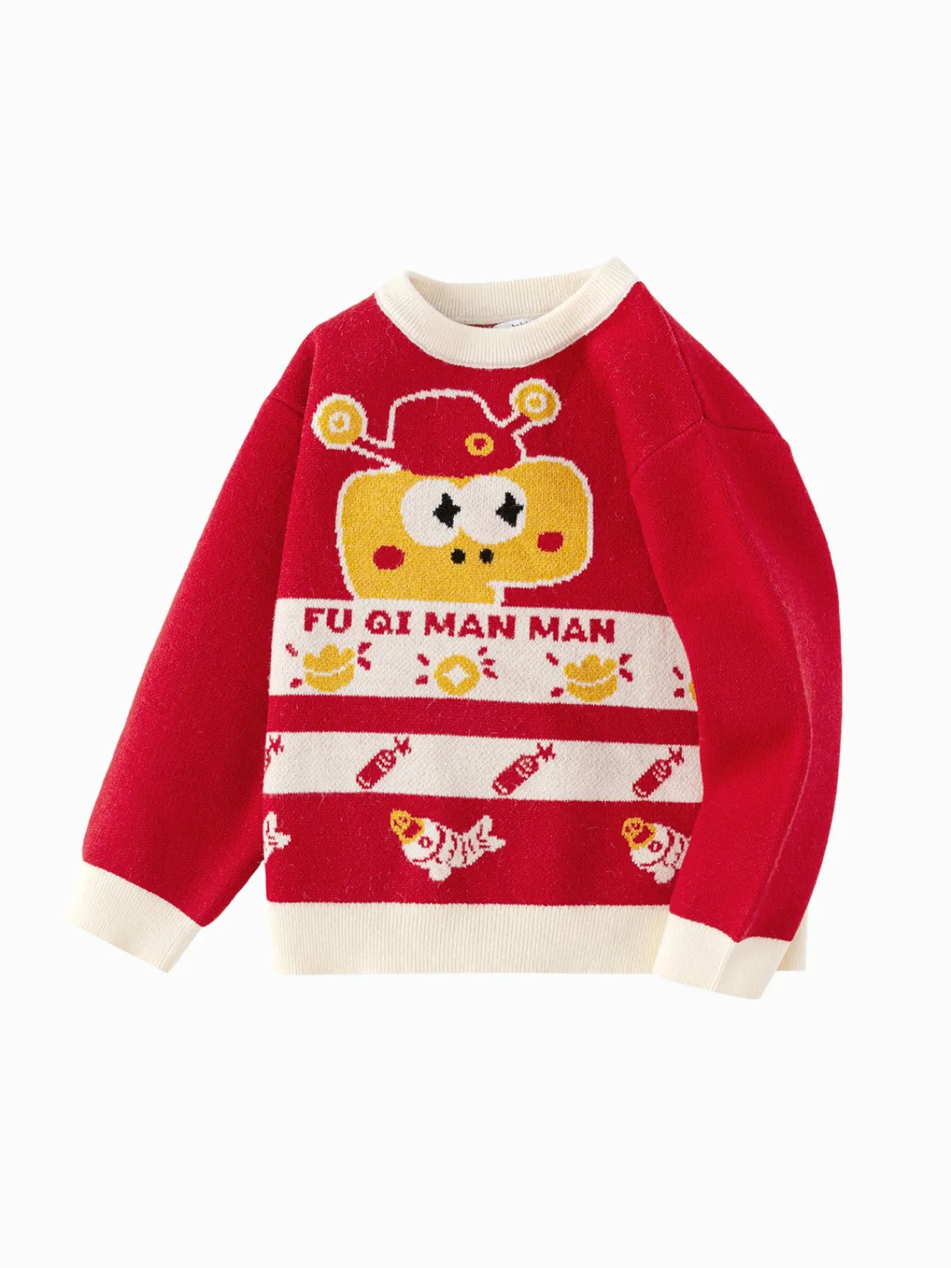Balabala Children Sweater Turtleneck Sweater Autumn And Winter 2024 New Kid Loose Boy And Girl Knitwear Fashion