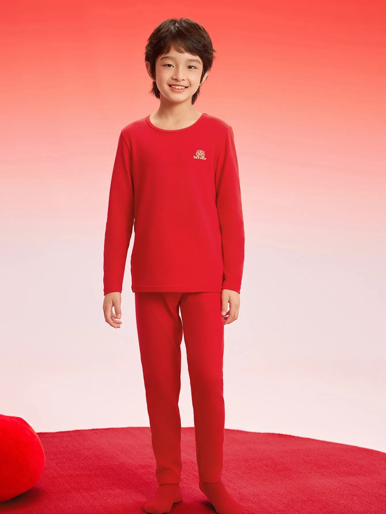 balabala_children_thermal_underwear_suit_snake_year_of_the_snake_new_boy_and_girl_autumn_top_and_pants_animal_year_red_pajamas_2.webp Balabala Children Thermal Underwear Suit Snake Year of the Snake New Boy And Girl Autumn Top And Pants Animal Year Red Pajamas Chinese Red Discount