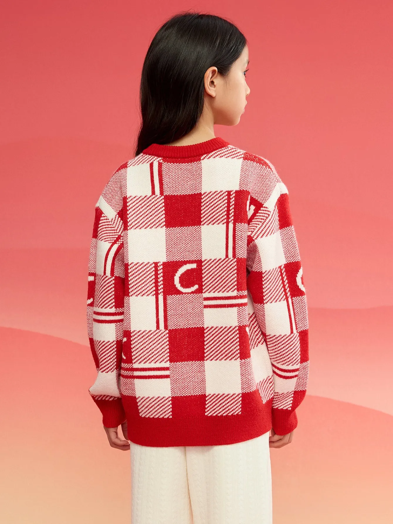 Balabala Children Turtleneck Sweater Autumn And Winter 2024 New Kids Trendy Boy And Girl Knitwear Store