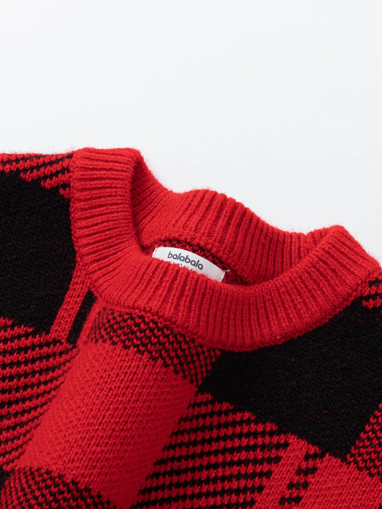 Balabala Children Turtleneck Sweater Autumn And Winter 2024 New Kids Trendy Boy And Girl Knitwear Store