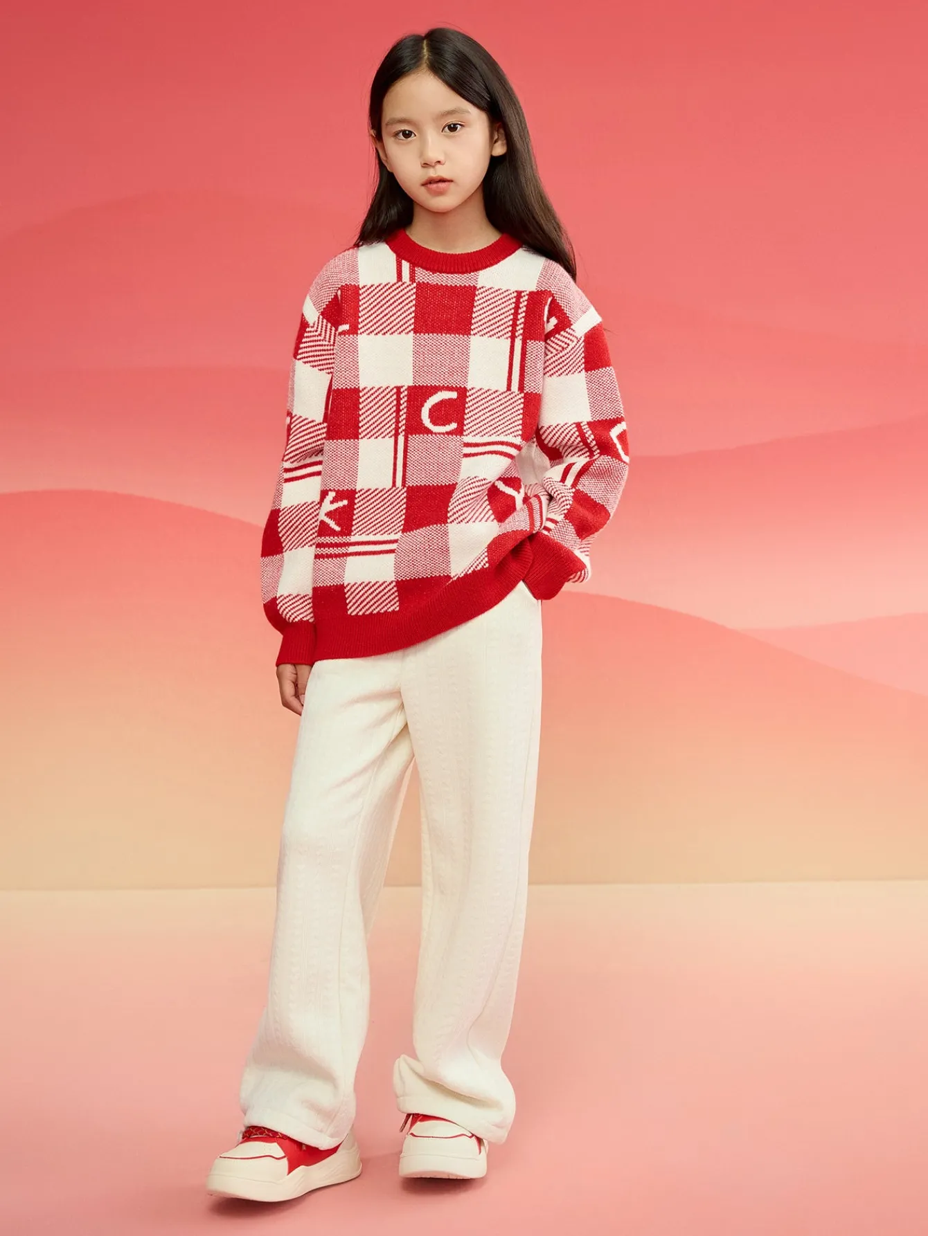 Balabala Children Turtleneck Sweater Autumn And Winter 2024 New Kids Trendy Boy And Girl Knitwear Store