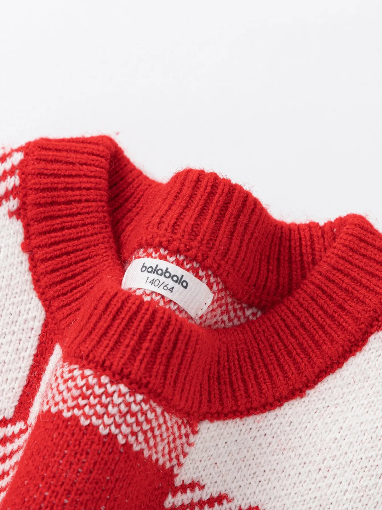 Balabala Children Turtleneck Sweater Autumn And Winter 2024 New Kids Trendy Boy And Girl Knitwear Store
