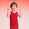 Balabala Children Vest Year of the Snake New Girls Camisole Animal Year Boy Red New Year Season 2Pcs Pack White Red Online