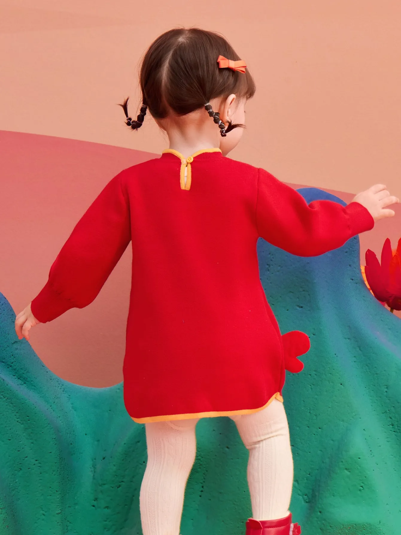 balabala_childrens_clothes_baby_dress_baby_dress__new_chinese_style_qipao_dress_new_year_season_trendy_1.webp Balabala Children's Clothes Baby Dress Baby Dress 2025 New Chinese Style Qipao Dress New Year Season Trendy Red Best Sale