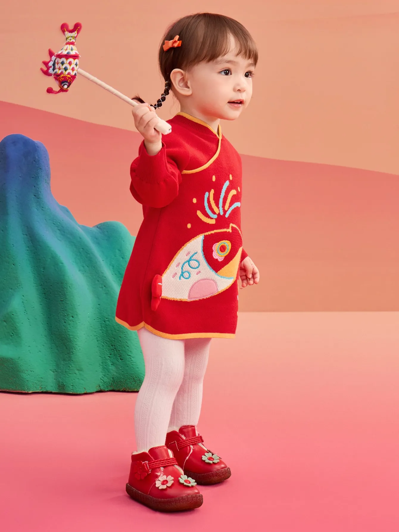 balabala_childrens_clothes_baby_dress_baby_dress__new_chinese_style_qipao_dress_new_year_season_trendy_2.webp Balabala Children's Clothes Baby Dress Baby Dress 2025 New Chinese Style Qipao Dress New Year Season Trendy Red Best Sale