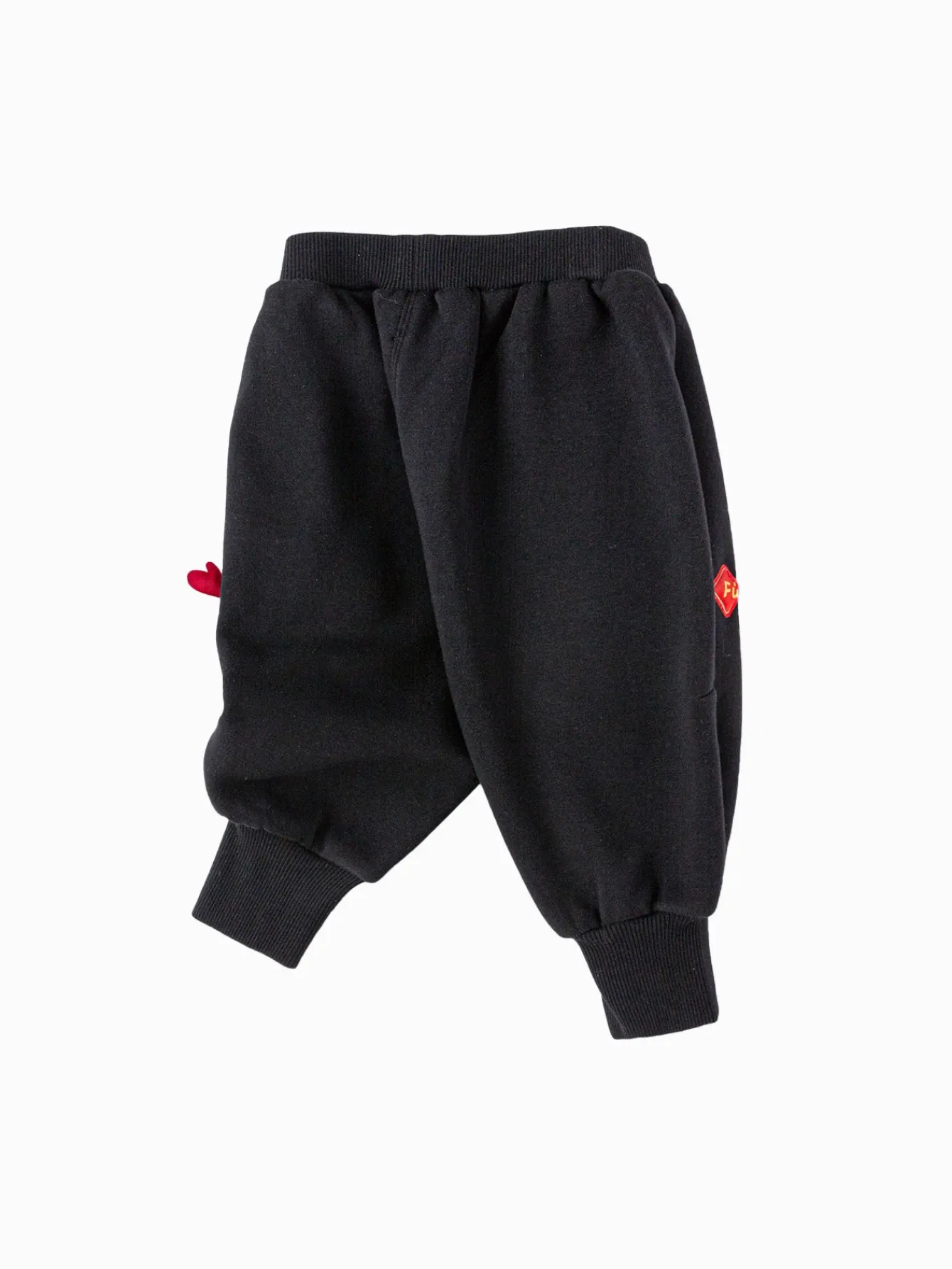 Balabala Children's Clothes Baby Trousers Boy Casual Pants Girl 2025 New Spring Clothes Baby Fleece Lined Hot