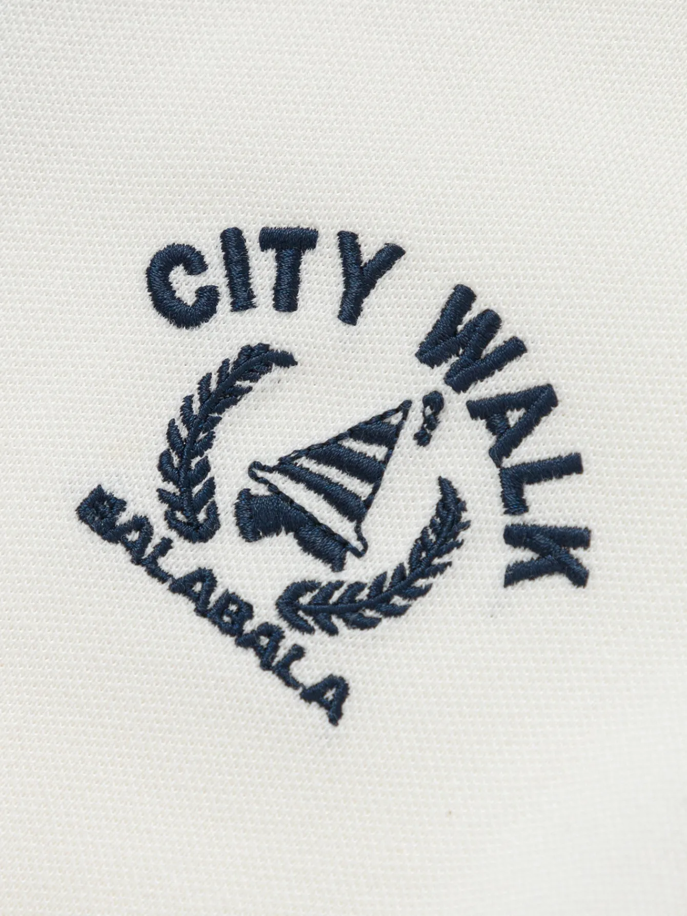 Balabala Children's Clothing Boy Long-sleeved T-shirt 2025 Spring New POLO Collar Embroidered Off-white Discount